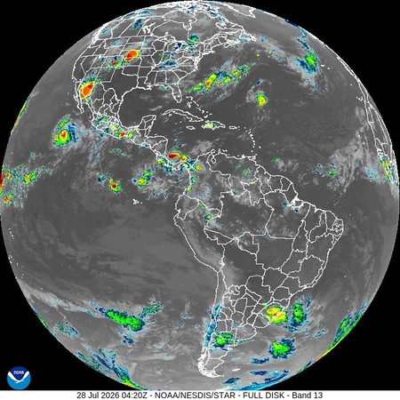 latest image of Eastern N. America IR