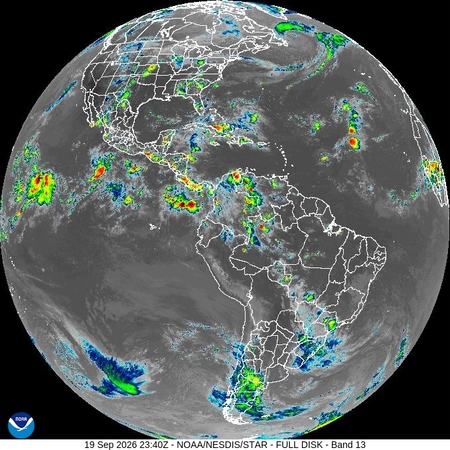latest image of Eastern N. America IR