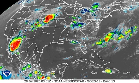 latest image of Eastern US IR