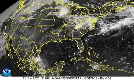 latest image of Eastern US visible