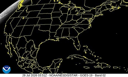 latest image of Eastern US visible