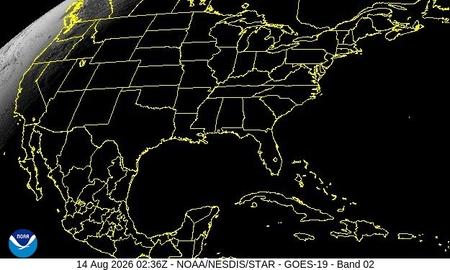 latest image of Eastern US visible