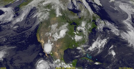 latest image of N. America composite IR