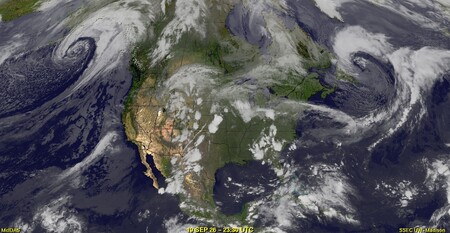 latest image of N. America composite IR