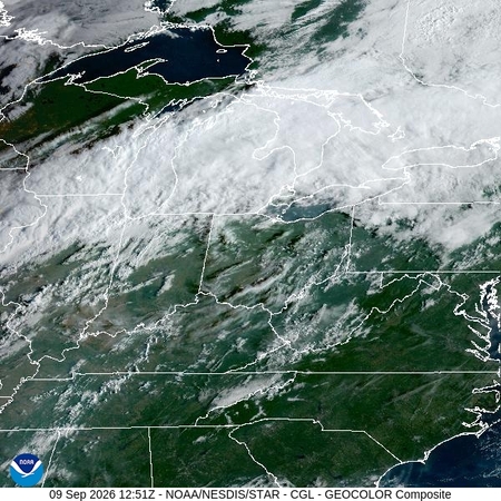 latest image of Central Great Lakes  geocolor