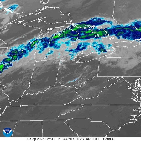latest image of Central Great Lakes IR