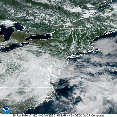 latest image of Northeast geocolor