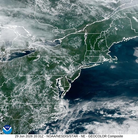 latest image of Northeast geocolor