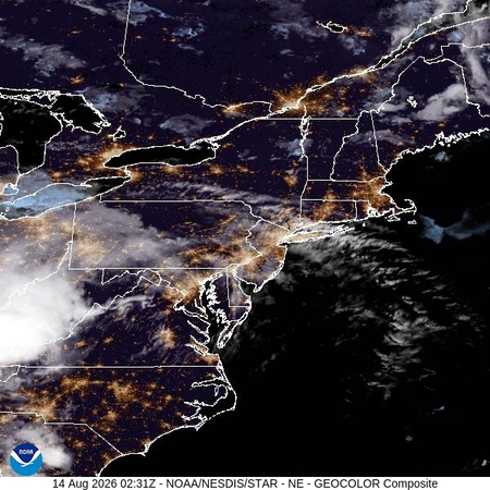 latest image of Northeast geocolor