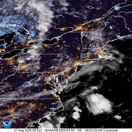 latest image of Northeast geocolor