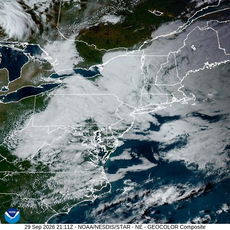 latest image of Northeast geocolor