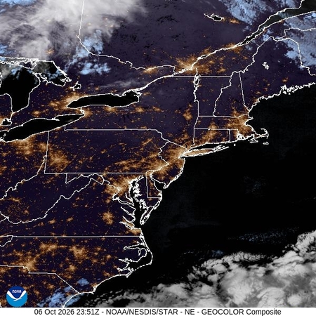 latest image of Northeast geocolor