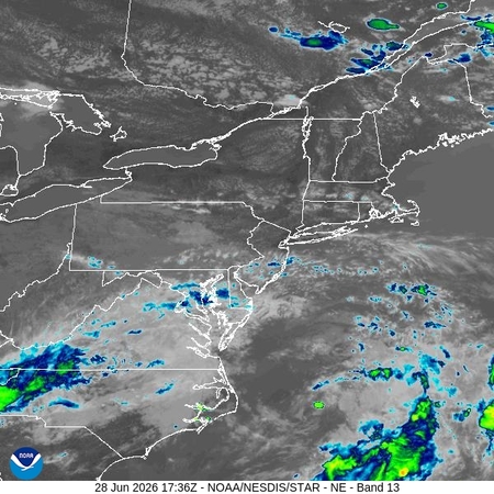 latest image of Northeast IR