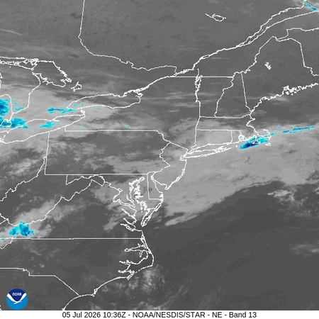latest image of Northeast IR