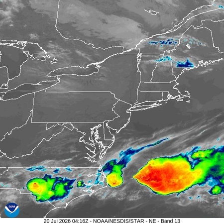 latest image of Northeast IR