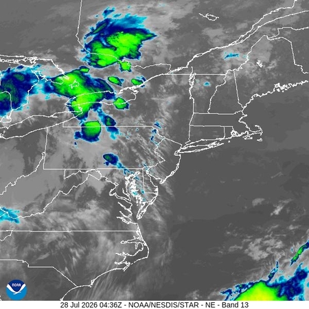 latest image of Northeast IR