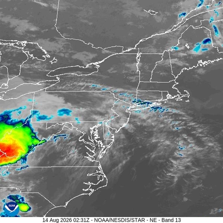 latest image of Northeast IR