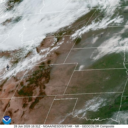latest image of Northern Rockies geocolor