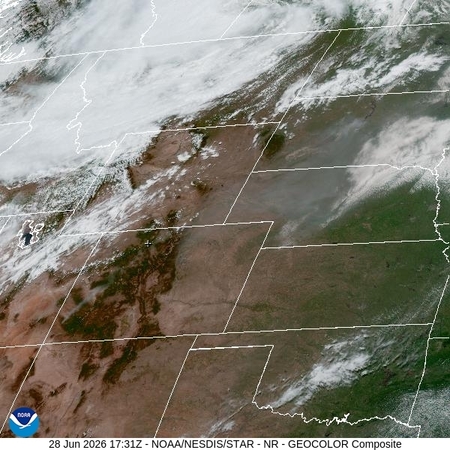 latest image of Northern Rockies geocolor