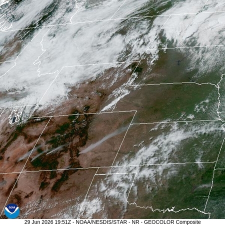 latest image of Northern Rockies geocolor