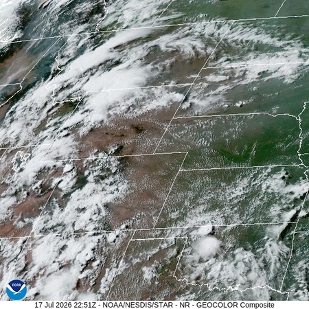 latest image of Northern Rockies geocolor
