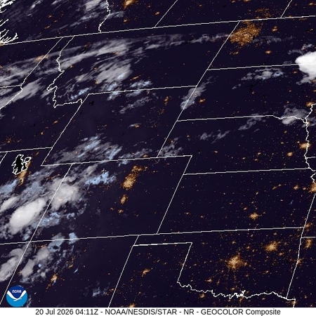latest image of Northern Rockies geocolor