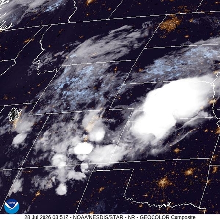 latest image of Northern Rockies geocolor