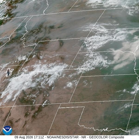 latest image of Northern Rockies geocolor