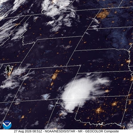 latest image of Northern Rockies geocolor