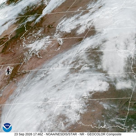 latest image of Northern Rockies geocolor