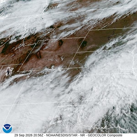 latest image of Northern Rockies geocolor