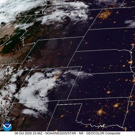 latest image of Northern Rockies geocolor