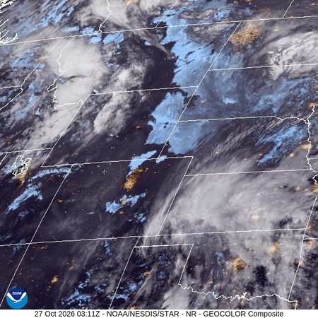 latest image of Northern Rockies geocolor