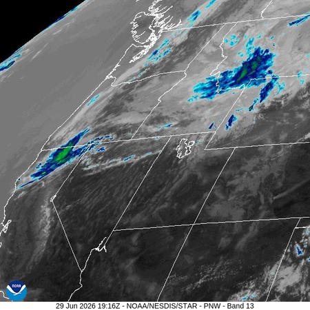 latest image of Pacific Northeast IR