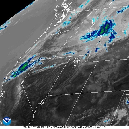 latest image of Pacific Northeast IR