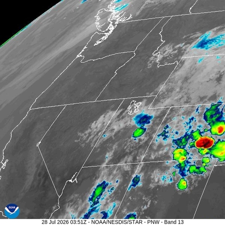 latest image of Pacific Northeast IR