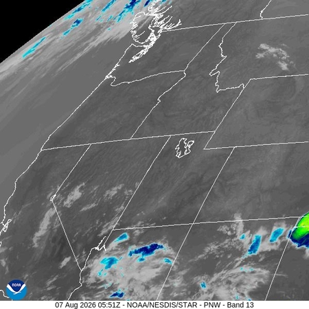 latest image of Pacific Northeast IR