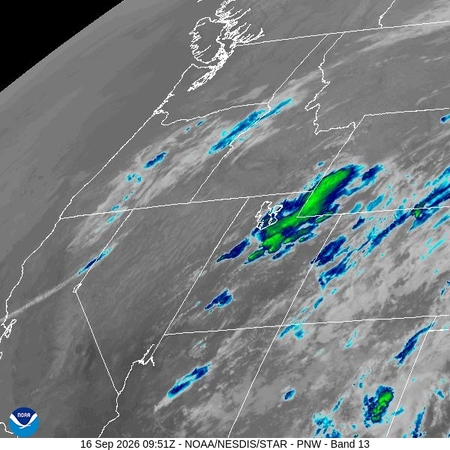 latest image of Pacific Northeast IR
