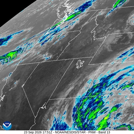 latest image of Pacific Northeast IR