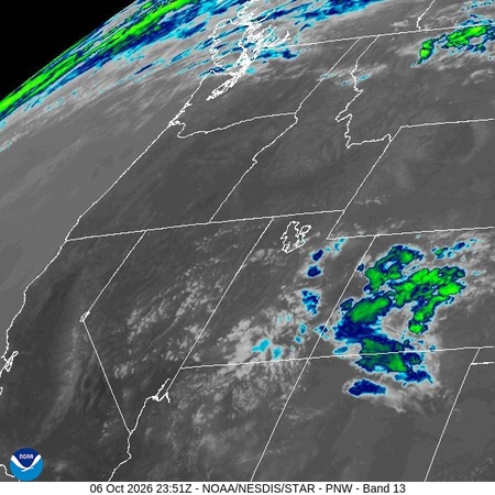 latest image of Pacific Northeast IR