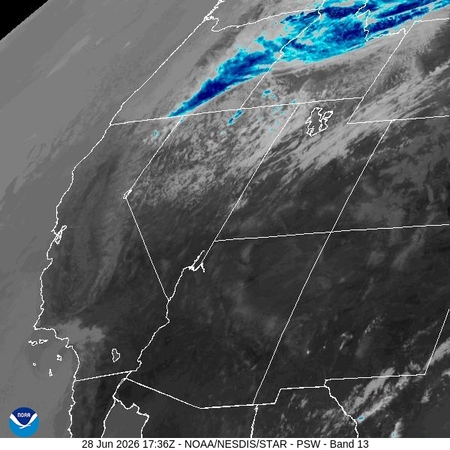 latest image of Pacific Southwest IR