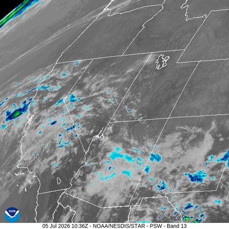 latest image of Pacific Southwest IR