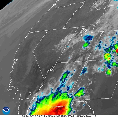 latest image of Pacific Southwest IR