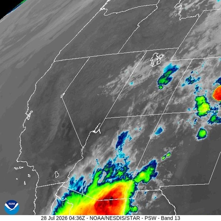 latest image of Pacific Southwest IR