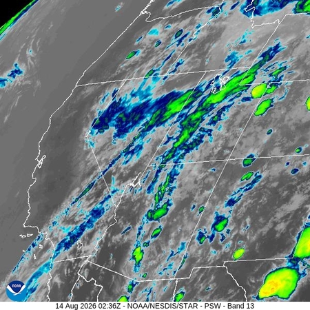 latest image of Pacific Southwest IR