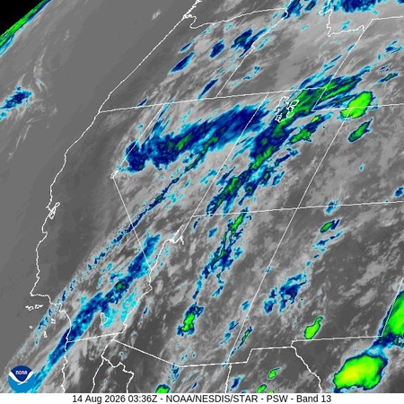latest image of Pacific Southwest IR