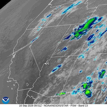 latest image of Pacific Southwest IR