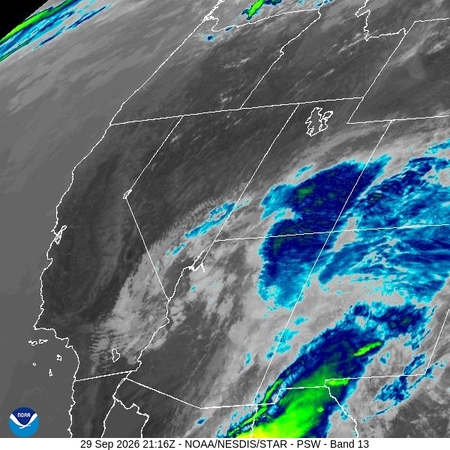 latest image of Pacific Southwest IR