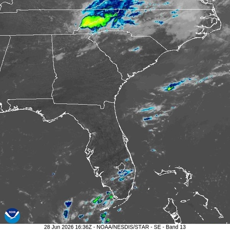 latest image of Southeast IR