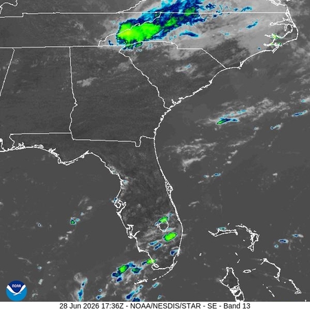 latest image of Southeast IR